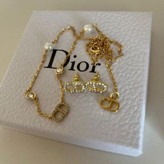 ディオール(Dior)のdior ネックレスとピアスのセット(ネックレス)