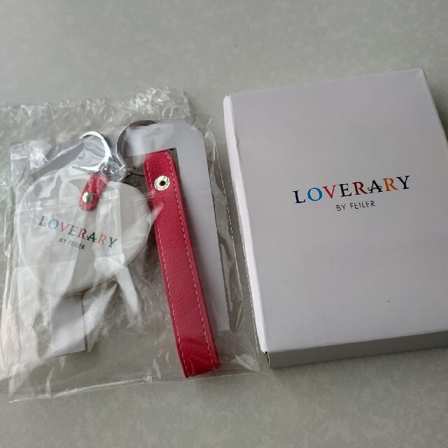 FEILER(フェイラー)のLOVERARY BY FEILER☆ バッグチャーム付きハートミラー♡ レディースのファッション小物(ミラー)の商品写真