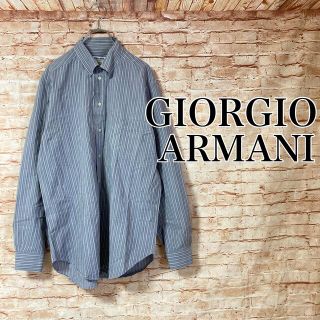 ジョルジオアルマーニ(Giorgio Armani)のジョルジオアルマーニ GIORGIO ARMANI シャツ ストライプ 長袖(シャツ)