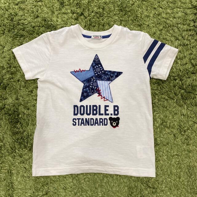 DOUBLE.B(ダブルビー)のDOUBLE.B  130cm  Tシャツ キッズ/ベビー/マタニティのキッズ服男の子用(90cm~)(Tシャツ/カットソー)の商品写真