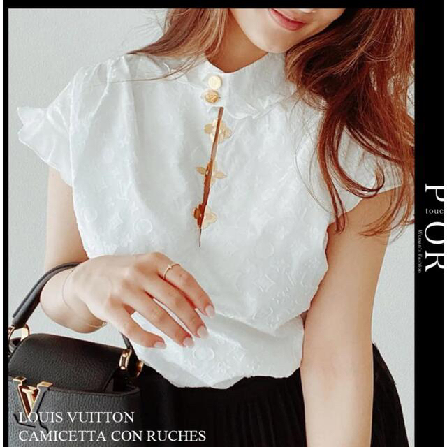 LOUIS VUITTON - ルイヴィトン フリルブラウスの通販 by 、|ルイ