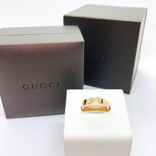 グッチ(Gucci)の美品 GUCCI グッチ ピンクゴールド アイコン リング  サイズ8(リング(指輪))