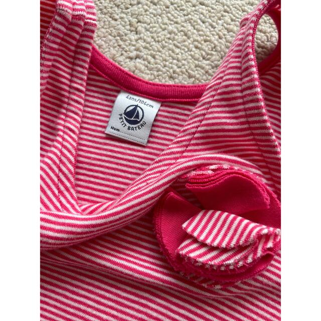 PETIT BATEAU(プチバトー)の値下げしました！PETIT BATEAU ワンピース👧🏻4ans/104cm キッズ/ベビー/マタニティのキッズ服女の子用(90cm~)(ワンピース)の商品写真