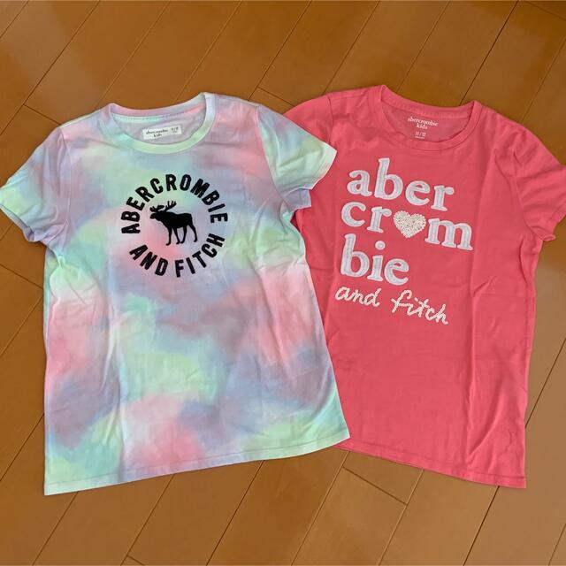 Abercrombie&Fitch(アバクロンビーアンドフィッチ)の140 abercrombie KIDS 11/12 Ｔシャツ2枚組 キッズ/ベビー/マタニティのキッズ服女の子用(90cm~)(Tシャツ/カットソー)の商品写真