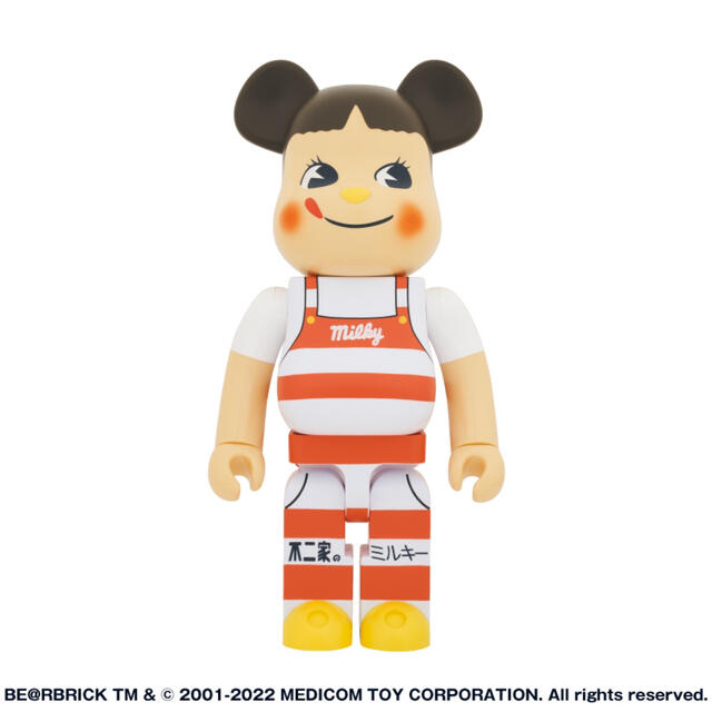 MEDICOM TOY(メディコムトイ)のBE@RBRICK ペコちゃん ミルキー三角帽子デザイン 1000％ エンタメ/ホビーのフィギュア(その他)の商品写真