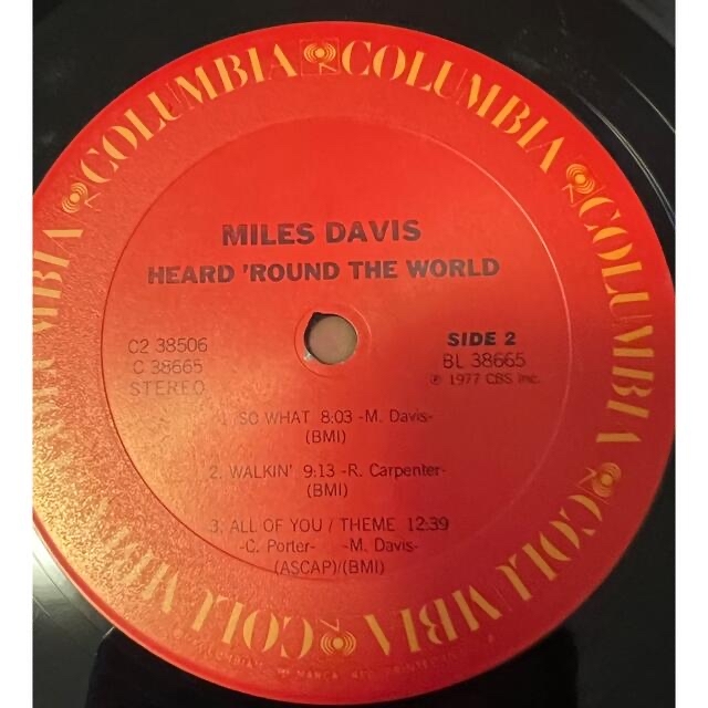Miles Davis マイルスデイビス LP レコード盤 2枚組み www