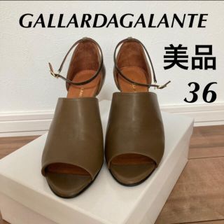 ガリャルダガランテ(GALLARDA GALANTE)の美品 GALLARDAGALANTE ガリャルダガランテ サンダル パンプス(ハイヒール/パンプス)