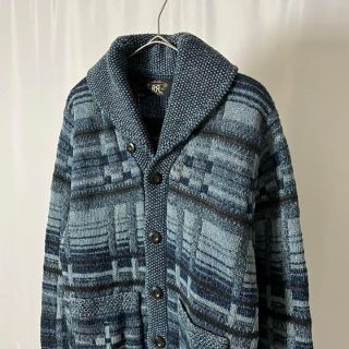 【傑作逸品】美品　RRL インディゴ コットン ショール カーディガン（M）