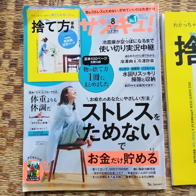 サンキュ! 2022年 08月号 エンタメ/ホビーの雑誌(生活/健康)の商品写真