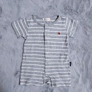 ポロラルフローレン(POLO RALPH LAUREN)のPOLO Baby ポロ 半袖 ボーダー ロンパース(ロンパース)