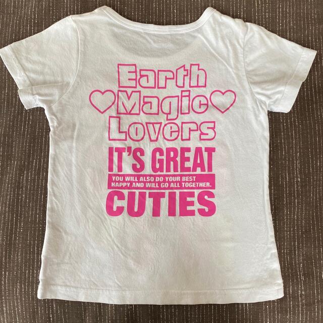 EARTHMAGIC(アースマジック)のアースマジック 半袖Tシャツ 2枚　120cm キッズ/ベビー/マタニティのキッズ服女の子用(90cm~)(Tシャツ/カットソー)の商品写真
