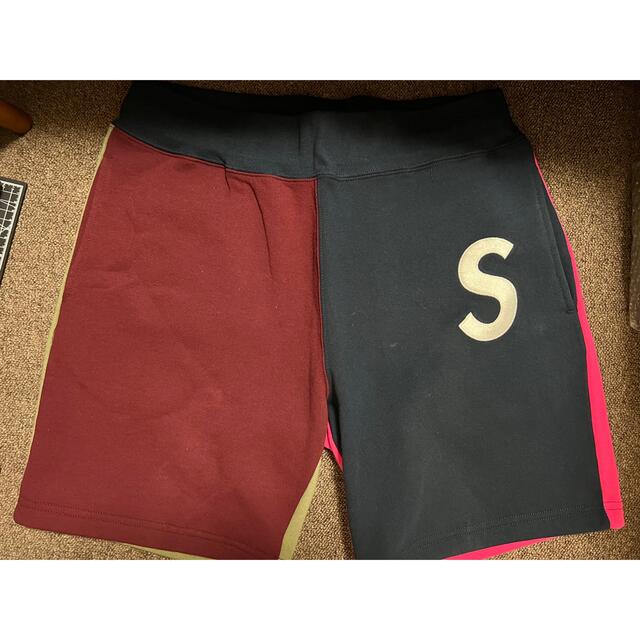 Supreme s logo colorblocked sweat short