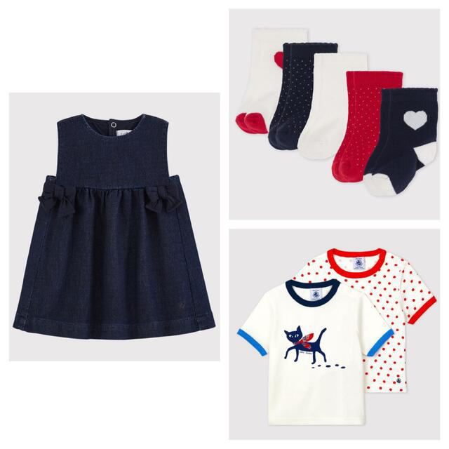 PETIT BATEAU(プチバトー)のsawa様専用②★ キッズ/ベビー/マタニティのベビー服(~85cm)(ワンピース)の商品写真