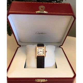 Cartier - Cartier カルティエ　時計　タンクソロ イエローゴールド　腕時計　SM