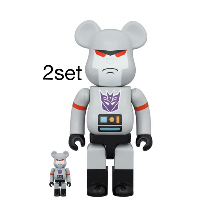 フィギュア2個 BE@RBRICK MEGATRON 100％ & 400％