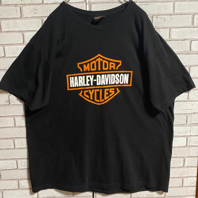 Tシャツ/カットソー(半袖/袖なし)90s  ハーレーダビッドソン ロゴプリント ビッグシルエット ゆるだぼ