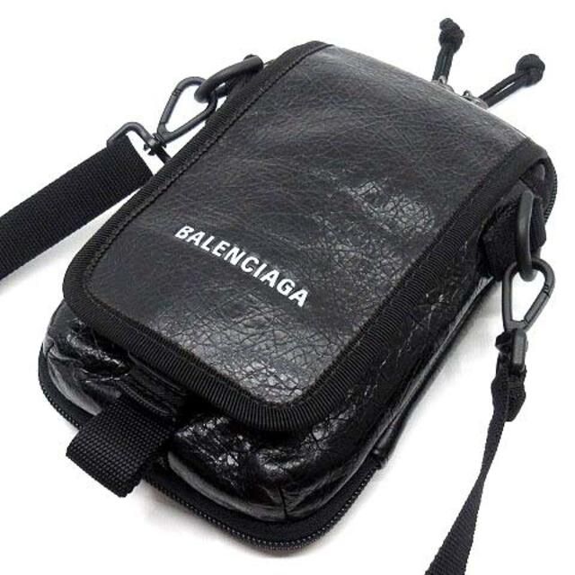 Balenciaga(バレンシアガ)のバレンシアガ エクスプローラー クロスボディ ポーチ ショルダーバッグ レザー メンズのバッグ(ショルダーバッグ)の商品写真