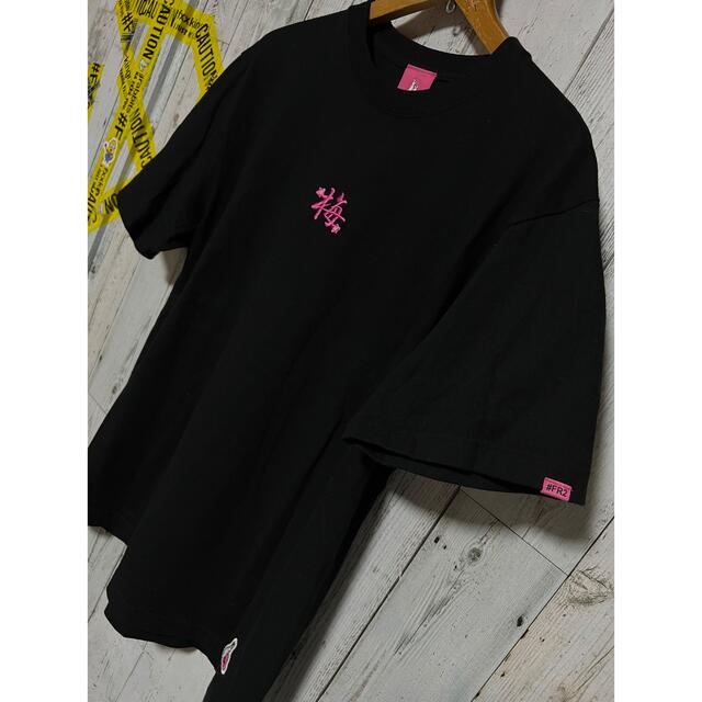 爆限定花札 FR2梅 Tシャツ 黒 XLARGE CUNE HUF メンズのトップス(Tシャツ/カットソー(半袖/袖なし))の商品写真