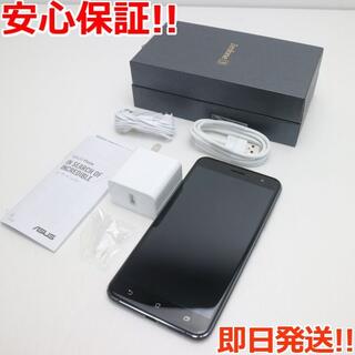 ゼンフォン(ZenFone)の超美品 SIMフリー zenfone 3 ZE552KL ブラック (スマートフォン本体)