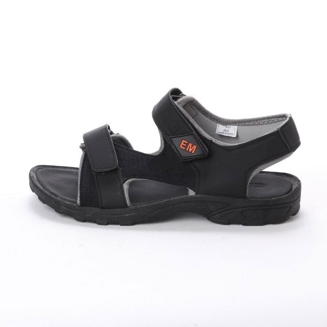 【新品 未使用】サンダル ブラック メンズ 25.5cm 黒 17320 メンズの靴/シューズ(サンダル)の商品写真