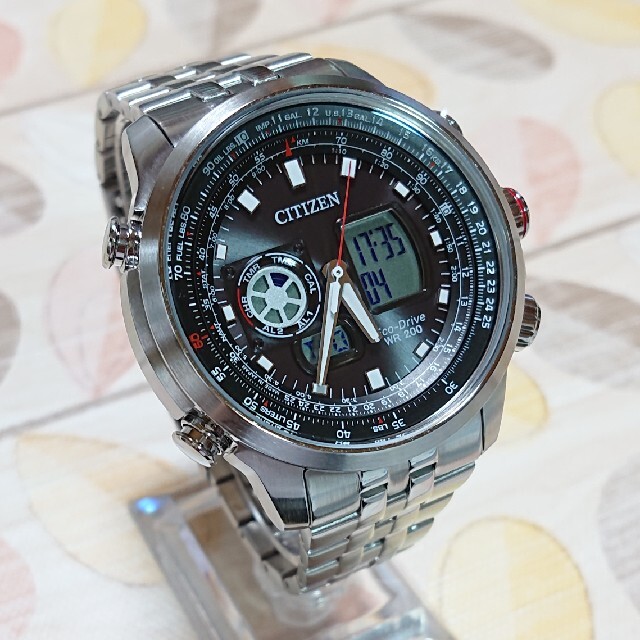 美品【CITIZEN/PROMASTER】ECO-DRIVE メンズ腕時計