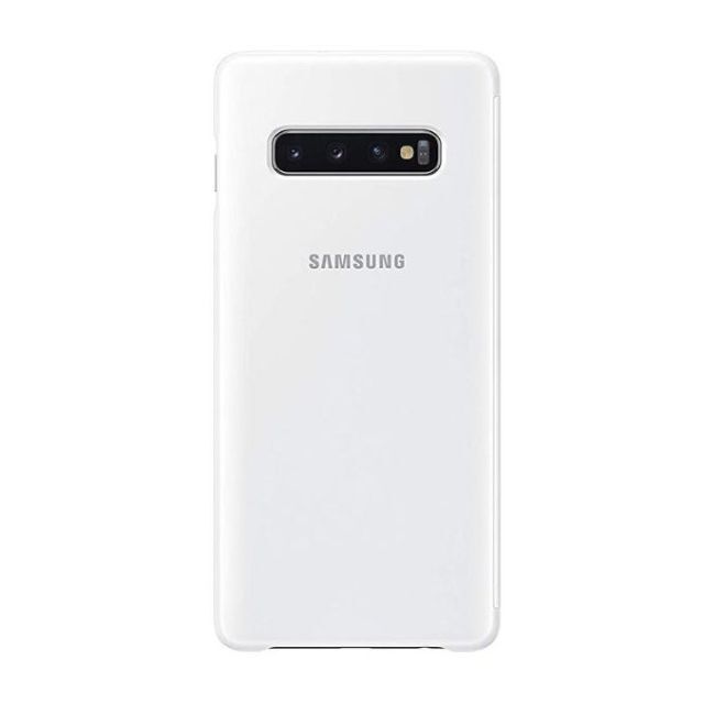 SAMSUNG(サムスン)のGalaxy S10 CLEAR VIEW カバー【純正】ホワイト スマホ/家電/カメラのスマホアクセサリー(Androidケース)の商品写真