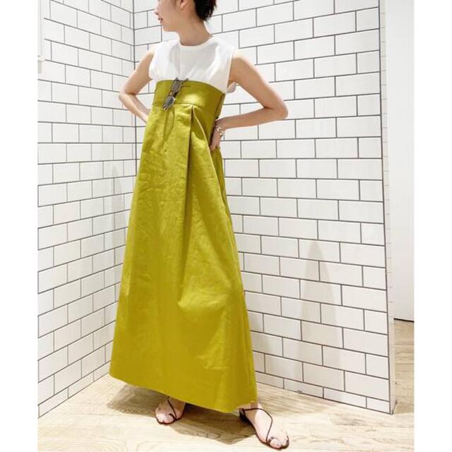 Plage(プラージュ)の新品 Vent et Plage チノバックリボンアベアワンピース レディースのワンピース(ロングワンピース/マキシワンピース)の商品写真