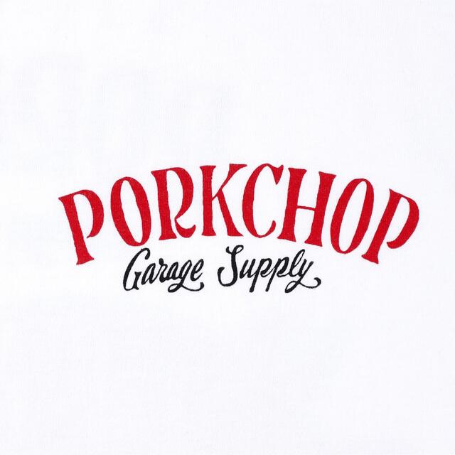 ポークチョップ　Tシャツ/PORKCHOP WHITE XLサイズ メンズのトップス(Tシャツ/カットソー(半袖/袖なし))の商品写真