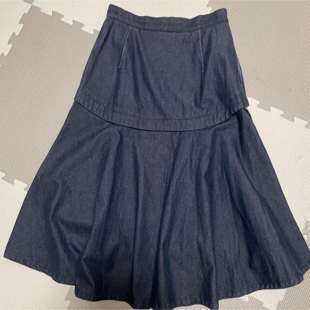 UJOH ウジョー●ウールロングコート 紺 2(Mサイズ)●美品