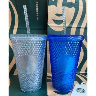 Starbucks Coffee - スターバックス　ロゴコールドカップタンブラーバンピーブルー473ml