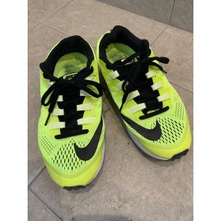 ナイキ(NIKE)の【NIKE♡】yellow♡蛍光色♡スニーカー♡24.5♡男女共に♡(スニーカー)