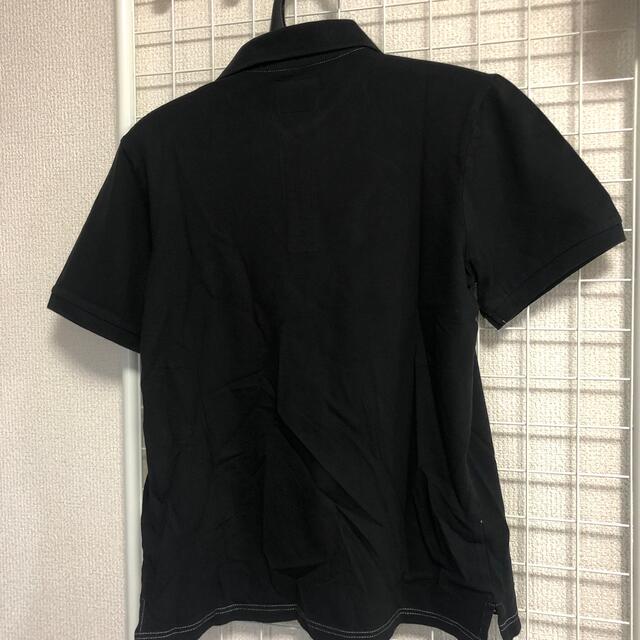 ARMANI COLLEZIONI(アルマーニ コレツィオーニ)のアルマーニコレツォーニ　半袖ポロシャツ　黒 メンズのトップス(ポロシャツ)の商品写真