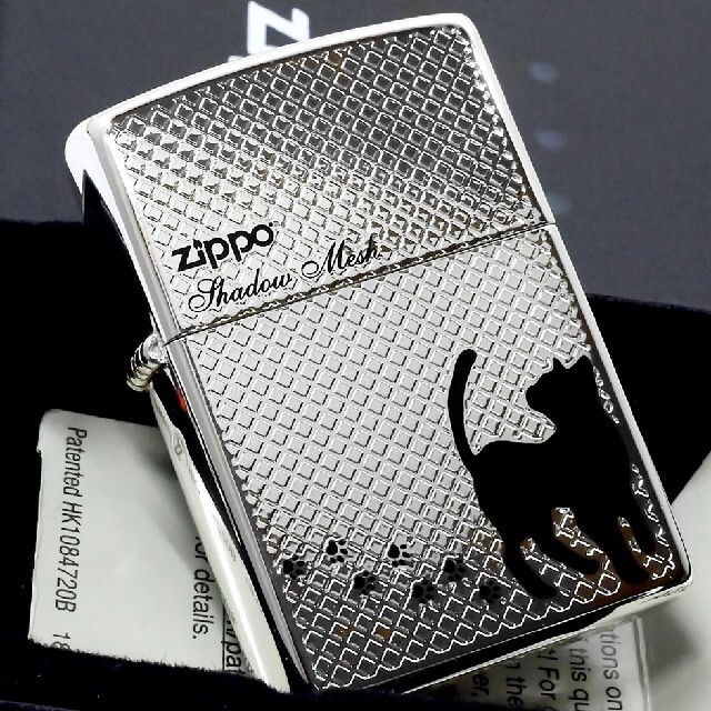 新品 ZIPPO メッシュキャット シルバー ジッポライター