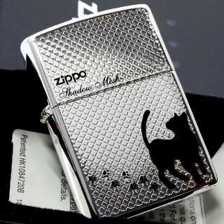 ジッポー(ZIPPO)の新品 ZIPPO メッシュキャット シルバー ジッポライター(タバコグッズ)