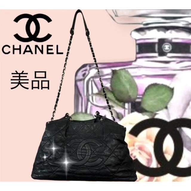 CHANEL(シャネル)の姫羅様専用！チェーントートバッグ　ワイルドステッチ　ショルダーバッグ レディースのバッグ(ショルダーバッグ)の商品写真