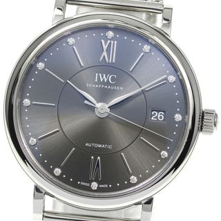 インターナショナルウォッチカンパニー(IWC)の★内箱・保証書付き【IWC SCHAFFHAUSEN】IWC ポートフィノ 12Pダイヤ IW458110 自動巻き ボーイズ  【232】【ev15】(腕時計(アナログ))