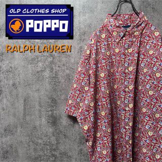 ラルフローレン(Ralph Lauren)の【yuto様専用】ラルフローレン☆半袖花柄ビッグ総柄シャツ 90s(シャツ)