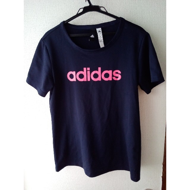 adidas(アディダス)のadidas　半袖　Tシャツ　J / OT　ネイビー レディースのトップス(Tシャツ(半袖/袖なし))の商品写真