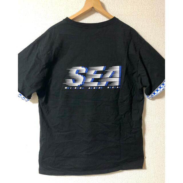 WIND AND SEA  ロゴTシャツ 黒 M