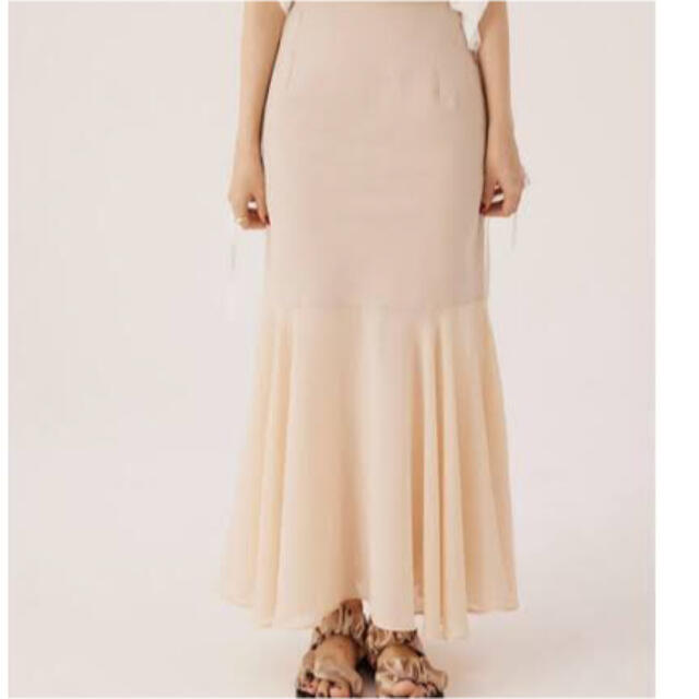 randeboo ♡ Mermaid chiffon long skirt 2