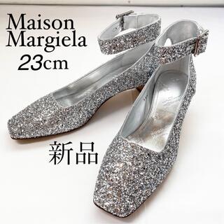 マルタンマルジェラ(Maison Martin Margiela)のMaison Margiela メゾンマルジェラ　ヒールパンプス　シルバー　23(ハイヒール/パンプス)