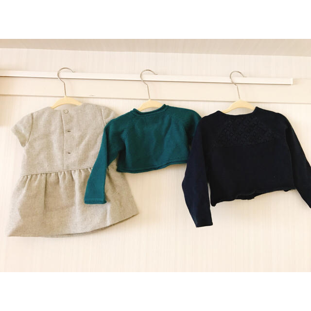 ZARA KIDS(ザラキッズ)のZARA babygirl / next 6-9m(74cm)、9-12m キッズ/ベビー/マタニティのベビー服(~85cm)(カーディガン/ボレロ)の商品写真