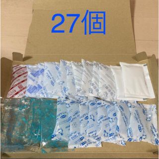 保冷剤　保冷材　27個　まとめ売り　　不織布　ビニールタイプ(弁当用品)