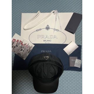 PRADA Re Nylon ハット キャスケット BLACK size M