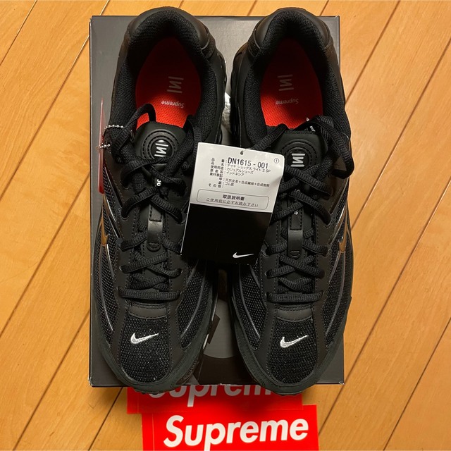【新品】Supreme × Nike Shox Ride 2 28.0cm 黒 9