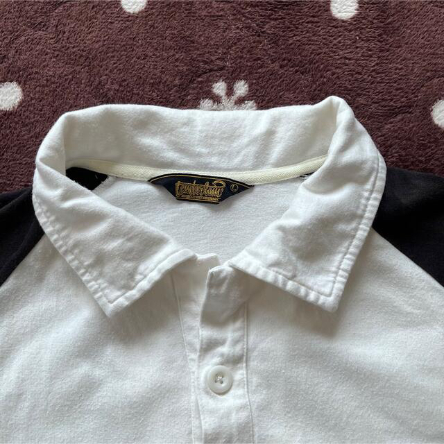 TENDERLOIN(テンダーロイン)のテンダーロイン ポロシャツ ホワイト ブラック サイズL メンズのトップス(ポロシャツ)の商品写真