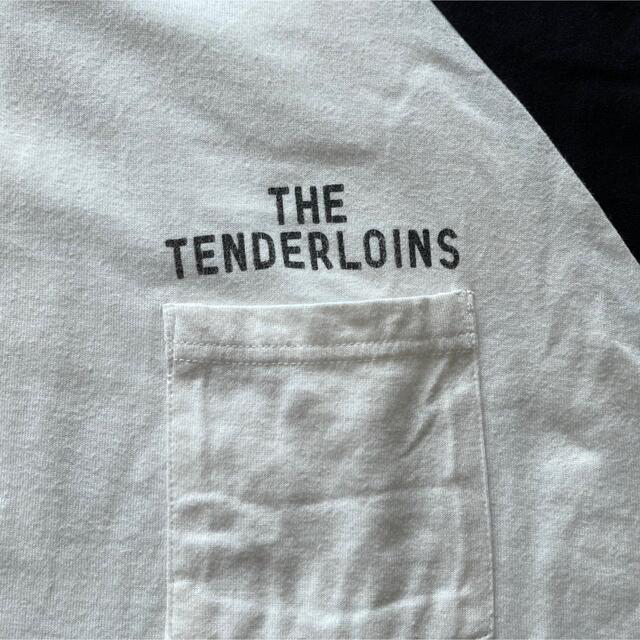 TENDERLOIN(テンダーロイン)のテンダーロイン ポロシャツ ホワイト ブラック サイズL メンズのトップス(ポロシャツ)の商品写真