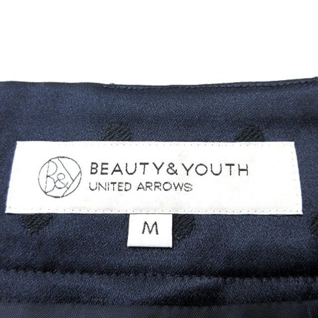 BEAUTY&YOUTH UNITED ARROWS(ビューティアンドユースユナイテッドアローズ)のB&Y ユナイテッドアローズ ビューティー&ユース タイトスカート ひざ丈 紺 レディースのスカート(ひざ丈スカート)の商品写真