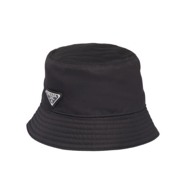 美品 PRADA バケットハット ナイロンハット 帽子 emob.ma