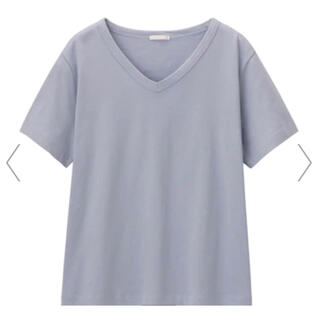 ジーユー(GU)のカラーVネックT(半袖)(Tシャツ(半袖/袖なし))